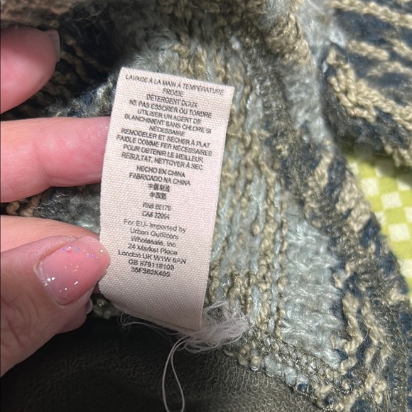 Free People Green Relaxed Long Sleeve Sweatshirt - Picture 9 of 9